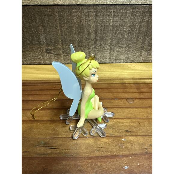 Disney Tinker Bell Groiler Snowflake Ornament In Box - Picture 2 of 6